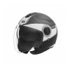 Přilba N182 ROUND, NOX (černá matná, stříbrná) 2026 (Velikost XS)