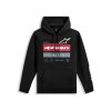 Mikina HARKEN HOODIE, ALPINESTARS (černá) (Velikost S)