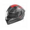 Přilba N402 MENTOR, NOX (černá, červená) 2026 (Velikost XL)