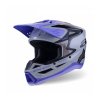 Přilba S-M3 edice JETT LAWRENCE, ALPINESTARS, dětská (šedá/fialová/černá) 2026 (Velikost M)