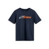Triko BLAZE 2.0 CSF, ALPINESTARS (modrá/bílá/oranžová) (Velikost S)
