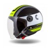Přilba Handy Metropolis, CASSIDA (černá/bílá/žlutá fluo/šedá) 2026