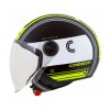Přilba Handy Metropolis, CASSIDA (černá/bílá/žlutá fluo/šedá) 2026