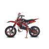 106779 2 minicross apollo 49ccm e start cervena