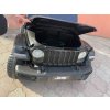 110730 13 elektricke auticko jeep wrangler jednomiestne cierne kozenkove sedadla radio s bluetooth prehravacom sd usb vstup pohon 4x4 12v10ah bateria eva kolesa odpruzena naprava 2 4 ghz dialkove ovladanie