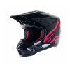 Přilba S-M5 COMPASS, ALPINESTARS (černá/růžová)
