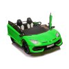 110781 12 elektricke auticko lamborghini aventador 24v dvojmiestne zelene lakovane 2 4 ghz do makke pu sedadla lcd displej odpruzenie vertikalne otvaracie dvere makke eva kolesa 2 x 45w motor original licencia