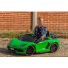 110781 13 elektricke auticko lamborghini aventador 24v dvojmiestne zelene lakovane 2 4 ghz do makke pu sedadla lcd displej odpruzenie vertikalne otvaracie dvere makke eva kolesa 2 x 45w motor original licencia