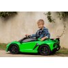 110781 15 elektricke auticko lamborghini aventador 24v dvojmiestne zelene lakovane 2 4 ghz do makke pu sedadla lcd displej odpruzenie vertikalne otvaracie dvere makke eva kolesa 2 x 45w motor original licencia