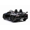 110784 4 elektricke auticko lamborghini aventador 24v dvojmiestne cierne lakovane 2 4 ghz do makke pu sedadla lcd displej odpruzenie vertikalne otvaracie dvere makke eva kolesa 2 x 45w motor original licencia