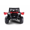 110889 3 elektricke auticko utv 24v cervene dvojmiestne 2 x 200 w motor eva kolesa odpruzene napravy automaticka elektricka brzda calunene sedadlo 2 4 ghz do led svetla usb aux