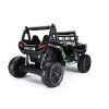 110892 3 elektricke auticko utv 24v zelene dvojmiestne 2 x 200 w motor eva kolesa odpruzene napravy ektricka brzda calunene sedadlo 2 4 ghz do led svetla usb aux