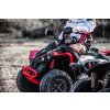 147786 11 elektricka stvorkolka can am renegade cervena jednomiestna odpruzena predna a zadna naprava led svetla 12v bateria 2 x 35w motory makke eva kolesa mp3 prehravac so vstupom usb aux licencovana