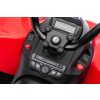 147786 26 elektricka stvorkolka can am renegade cervena jednomiestna odpruzena predna a zadna naprava led svetla 12v bateria 2 x 35w motory makke eva kolesa mp3 prehravac so vstupom usb aux licencovana