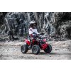 147786 2 elektricka stvorkolka can am renegade cervena jednomiestna odpruzena predna a zadna naprava led svetla 12v bateria 2 x 35w motory makke eva kolesa mp3 prehravac so vstupom usb aux licencovana
