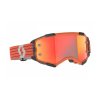 Brýle FURY CH oranžové/šedá, SCOTT - USA, (plexi oranžové chrom)