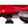Elektrická motorka Vespa 946 aj so spätným chodom, červené, s pomocnými kolesami, Licencované, 2 x6V Batéria,2x 30W Motor, Koženkové sedadlo, MP3 Prehrávač s USB vstupom (Farba biele)