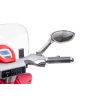 Elektrická motorka Vespa 946 aj so spätným chodom, červené, s pomocnými kolesami, Licencované, 2 x6V Batéria,2x 30W Motor, Koženkové sedadlo, MP3 Prehrávač s USB vstupom (Farba biele)