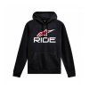 Mikina RIDE, ALPINESTARS (černá/bílá/červená)