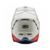 Přilba AIRCRAFT COMPOSITE, 100% - USA (bílá/modrá/červená)