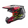 Přilba S-M5 RASH, ALPINESTARS (tmavě šedá/červená fluo) 2026