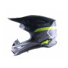 Přilba SUPERTECH S-M10 limitovaná edice AMS, ALPINESTARS (šedá/bílá/žlutá fluo/černá)