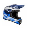 Přilba Cross Cup Two, CASSIDA (modrá/tmavě modrá/bílá)
