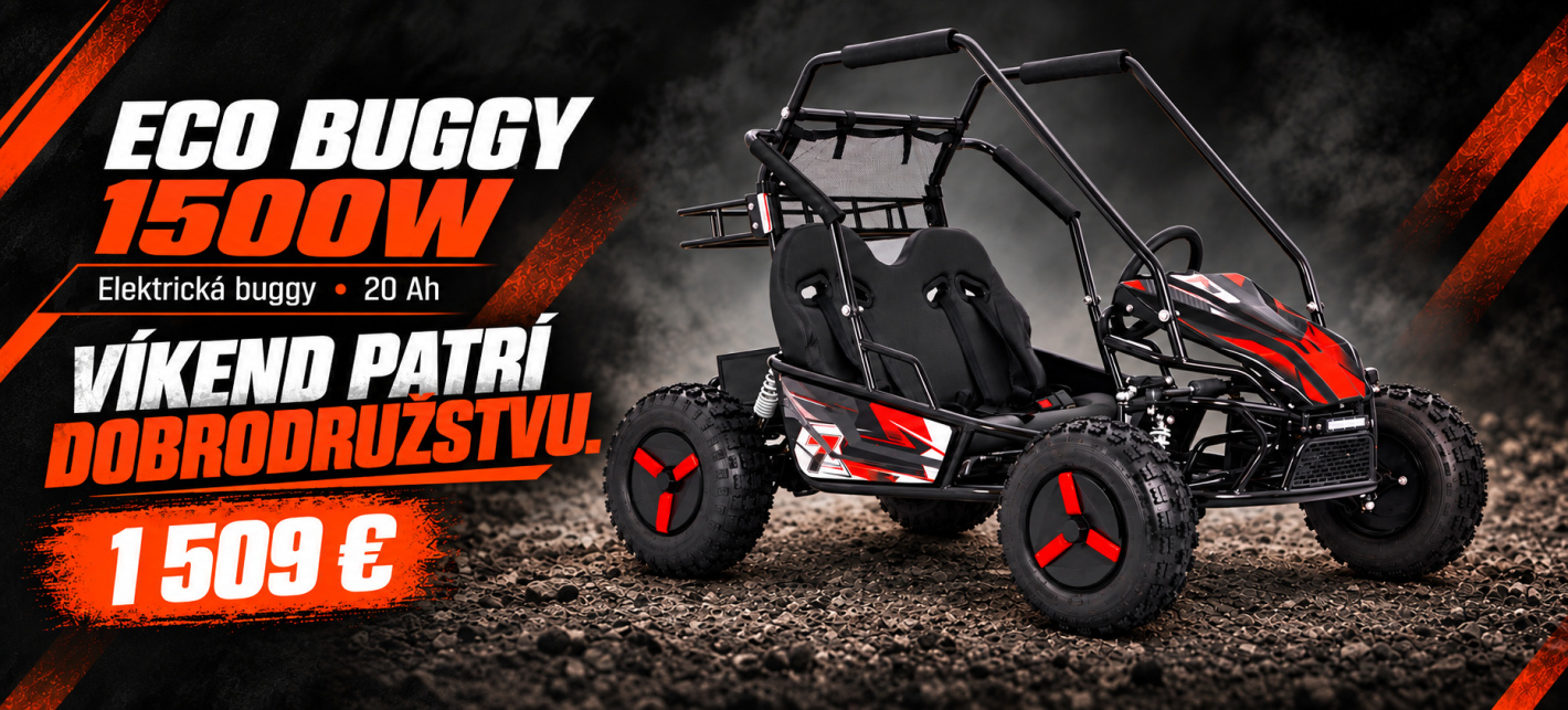ECO Buggy 1500W 20AH - Červená
