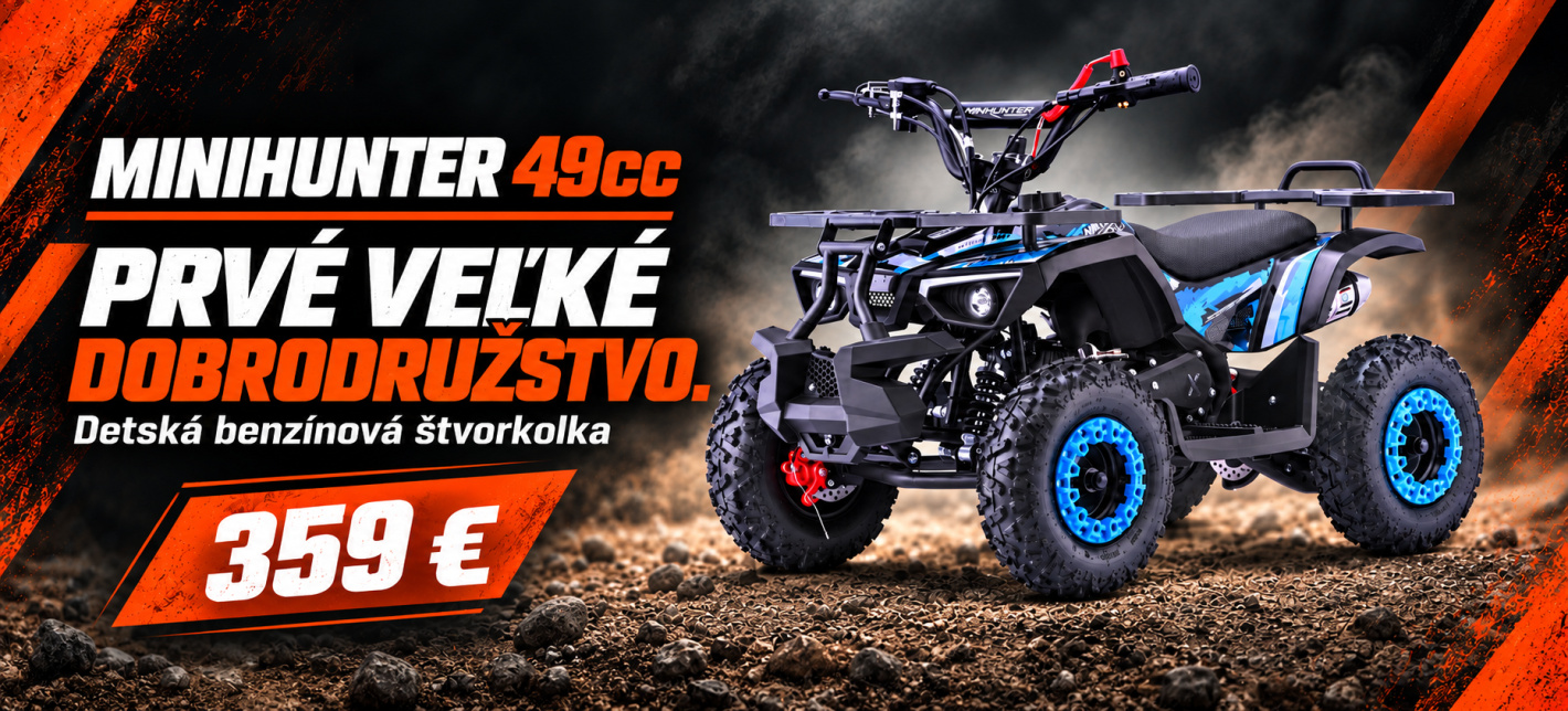 MiniHunter 49cc Colored - Modrá