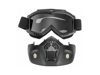 bryle s maskou urna tmave plexi nox