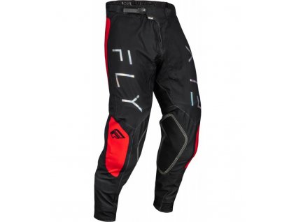 Nohavice EVOLUTION DST. FLY RACING - USA 2024 (čierna/červená) (Veľkosť 28)
