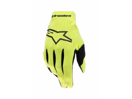 Rukavice RADAR, ALPINESTARS, dětské (žlutá fluo/černá) 2024 (Velikost 3XS)