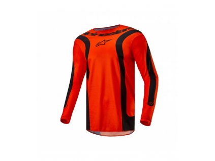 Dres FLUID LURV, ALPINESTARS (oranžová/černá) 2024 (Velikost S)