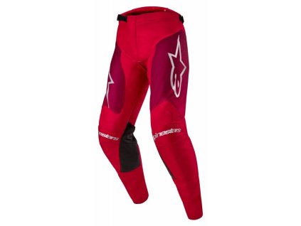 Kalhoty RACER HOEN, ALPINESTARS (červená/karmínová) 2024 (Velikost 34)