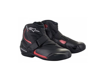 Topánky SMX-1 R 2021, ALPINESTARS (čierna / červená) (Velikost 47)