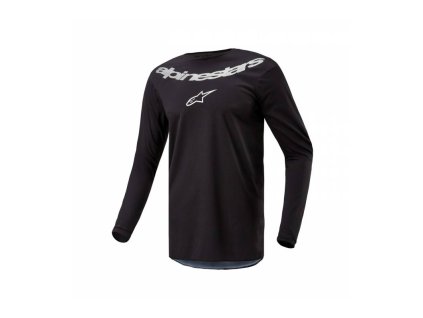 Dres FLUID GRAPHITE, ALPINESTARS (čierna/strieborná) 2026 (Veľkosť S)