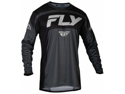 Dres LITE, FLY RACING - USA 2024 (šedá/černá) (Velikost S)