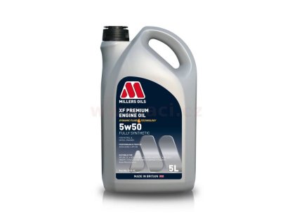millers oils motorovy olej plne synteticky xf premium 5w50 5l