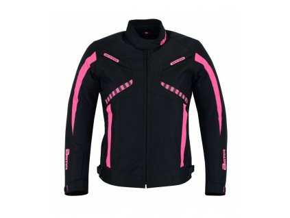 Moto bunda BSTAR Kids Protectors (černá/růžová) (Veľkosť S)