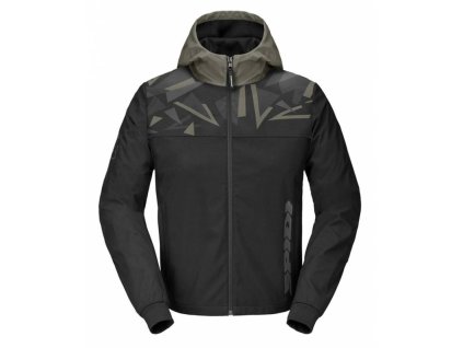 Bunda HOODIE EVO SPORT 2024, SPIDI (černá/military green) (Veľkosť L)