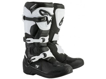 Topánky TECH 3 2021, ALPINESTARS (čierne / biele) (Veľkosť 39)