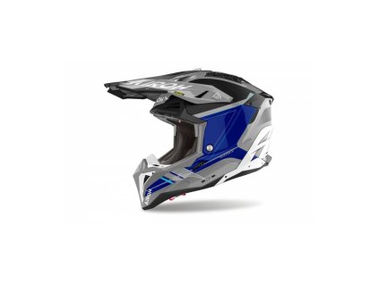 Prilba AVIATOR 3 Saber, AIROH (lesklá modrá) 2024 (Veľkosť L)