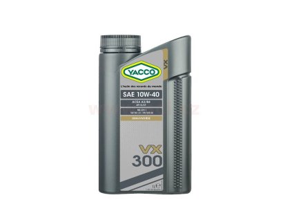 yacco motorovy olej polosynteticky vx 300 10w40 1l