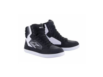 Boty J-6 WATERPROOF, ALPINESTARS (černá/bílá) 2024 (Velikost 42,5, Barva černá/bílá)