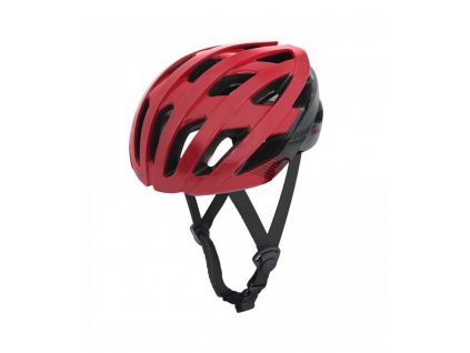 Cyklo prilba RAVEN ROAD, OXFORD (červená / čierna) (Velikost obvod hlavy 58 - 61 cm)
