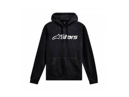Mikina BLAZE 2.0, ALPINESTARS (černá/bielá) (Veľkosť S)