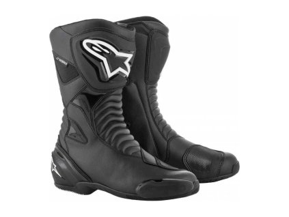 Topánky SMX-S WATERPROOF, ALPINESTARS (čierne) (Veľkosť 46)