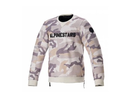 Bunda LEGIT CREW FLEECE, ALPINESTARS (svetlo šedá camo) 2024 (Veľkosť L)