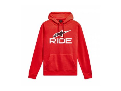 Mikina RIDE 4.0, ALPINESTARS (červená/biela/čierna) (Veľkosť S)