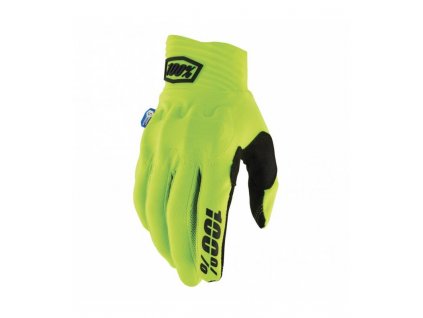 Rukavice COGNITO SMART SHOCK, 100% - USA (žlutá fluo) (Veľkosť S)